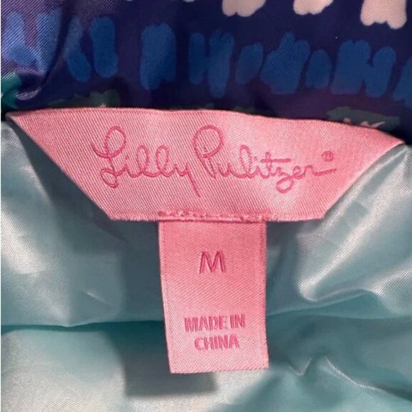 NWOT LILLY PULITZER PUFFER VEST MEDIUM - Picture 7 of 7